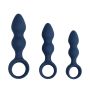 Teardrop Shaped Anal Plug - Large - Baltic Blue - 6