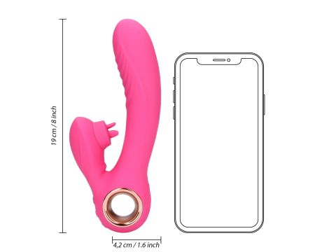 Tongue Flickering and Heating Rabbit Vibrator - 11