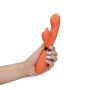 Silicone Rabbit Vibrator with Ribbed Clitoral Stimulator - 13