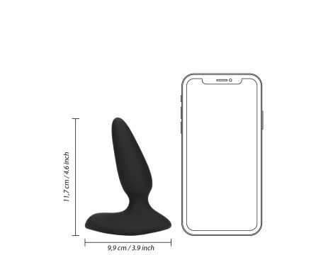 Smooth Vibrating Anal Plug with Remote Control - 10