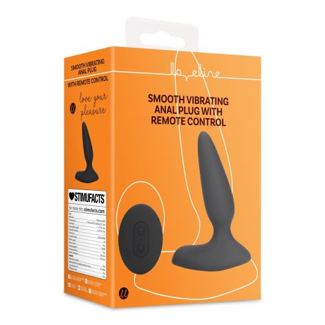 Smooth Vibrating Anal Plug with Remote Control - 2