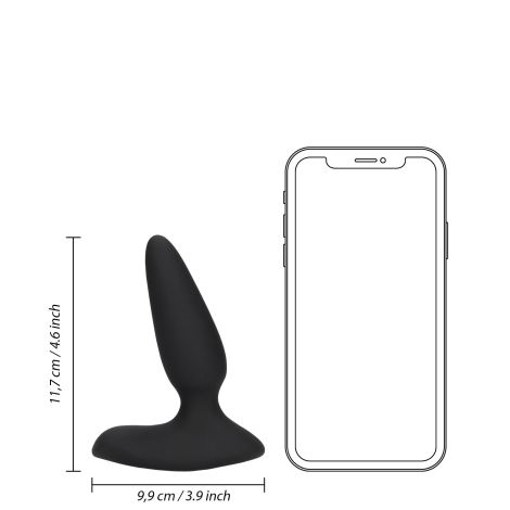 Smooth Vibrating Anal Plug with Remote Control - 10