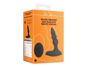 Beaded Vibrating Anal Plug with Remote Control - image 2