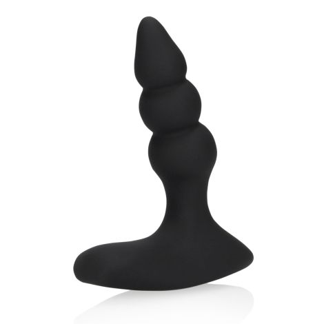 Beaded Vibrating Anal Plug with Remote Control - 5