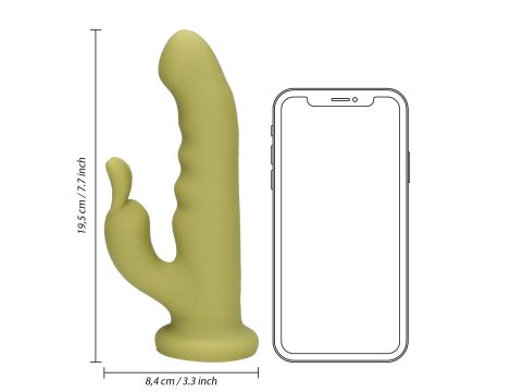 Ultra Soft Silicone Rotating Rabbit Vibrator - 11