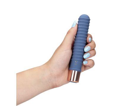 Ribbed Mini Vibrator - 10