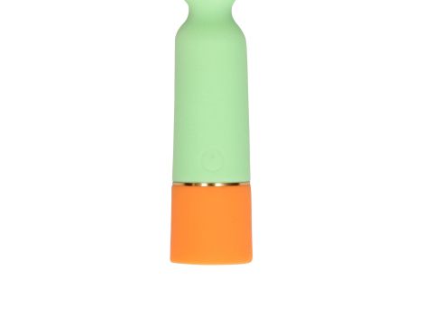 Ribbed Mini Vibrator with USB Charger - 7