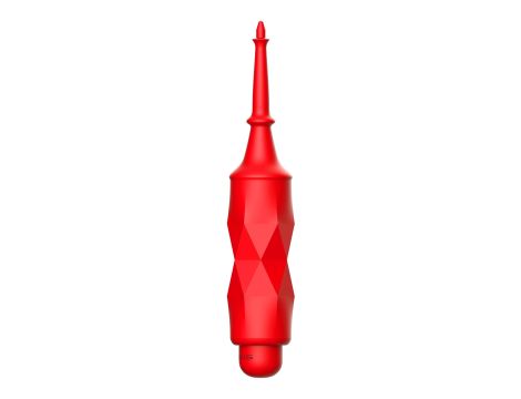 Circe - ABS Bullet With Sleeve - 10-Speeds - Red - 3