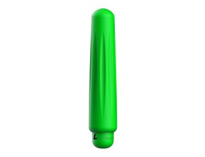 Delia - ABS Bullet With Sleeve - 10-Speeds - Green - image 2