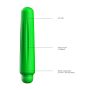 Delia - ABS Bullet With Sleeve - 10-Speeds - Green - 6