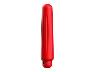 Delia - ABS Bullet With Sleeve - 10-Speeds - Red - image 2