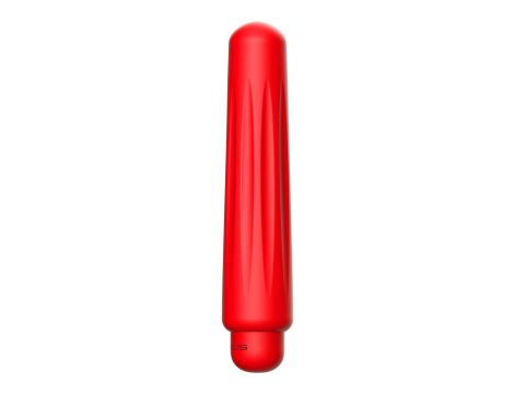 Delia - ABS Bullet With Sleeve - 10-Speeds - Red - 4