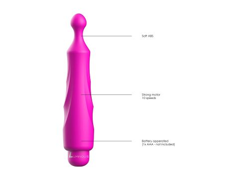 Dido - ABS Bullet With Sleeve - 10-Speeds - Fuchsia - 5