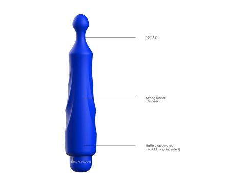 Dido - ABS Bullet With Sleeve - 10-Speeds - Royal Blue - 6