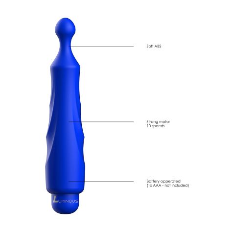 Dido - ABS Bullet With Sleeve - 10-Speeds - Royal Blue - 6