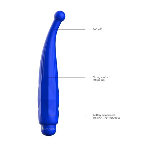 Lyra - ABS Bullet With Sleeve - 10-Speeds - Royal Blue - 6