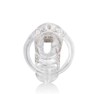 Model 25 - Chastity Cage - 3.5'' / 9 cm - Transparent - image 2