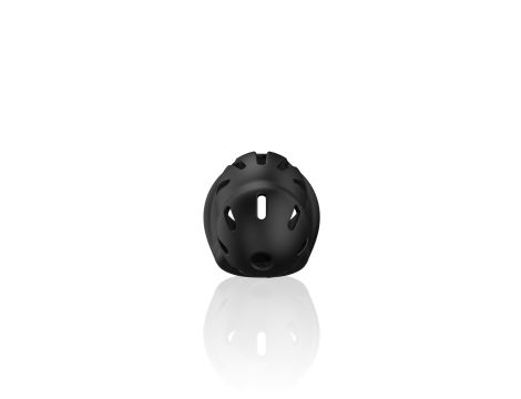 Model 27 - Ultra Soft Silicone Chastity Cage - Black - 6