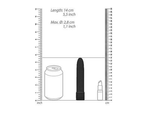 5,5"" Vibrator - Biodegradable - Black - 4