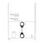 Beginner""s Handcuffs - Black - 5