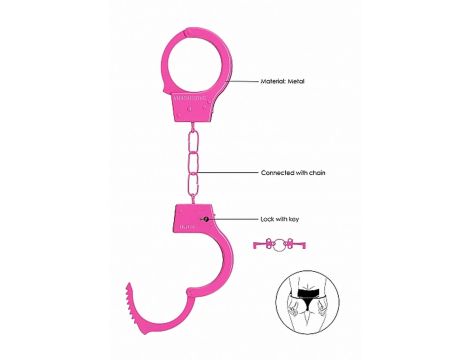 Beginner""s Handcuffs - Pink - 6