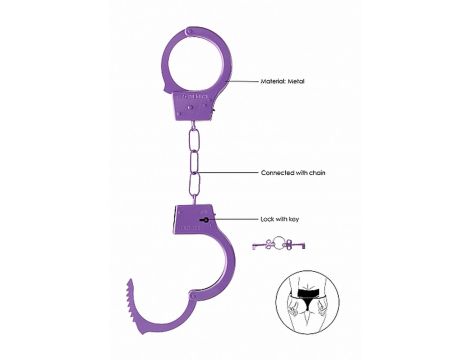 Beginner""s Handcuffs - Purple - 6