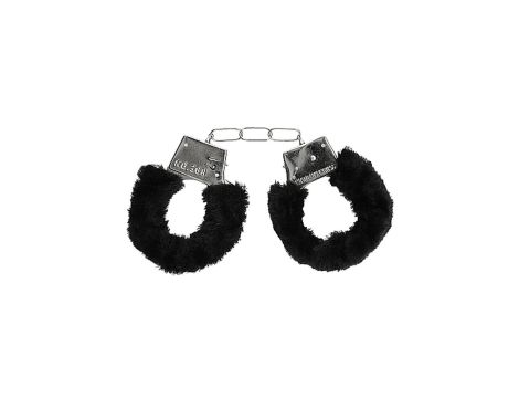 Beginner""s Handcuffs Furry - Black - 7