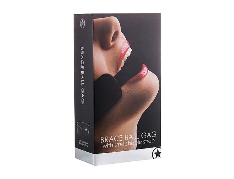 Brace Ball Gag - Black - 2