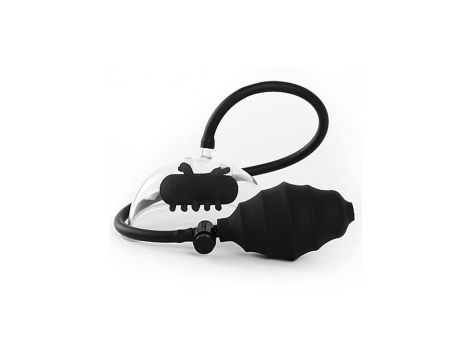 Vibrating Pussy Pump - Black