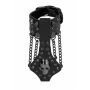 Ouch! Skulls and Bones - Bracelet with Skulls and Chains - Black - 2