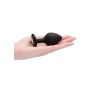 Diamond Heart Butt Plug - Large - Black - 9