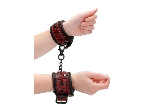 Luxury Hand Cuffs - Burgundy - 8