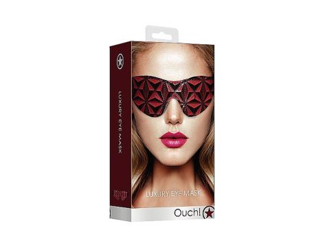 Luxury Eye Mask - Burgundy - 3