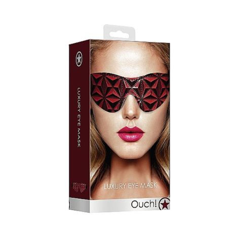 Luxury Eye Mask - Burgundy - 3