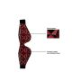 Luxury Eye Mask - Burgundy - 7