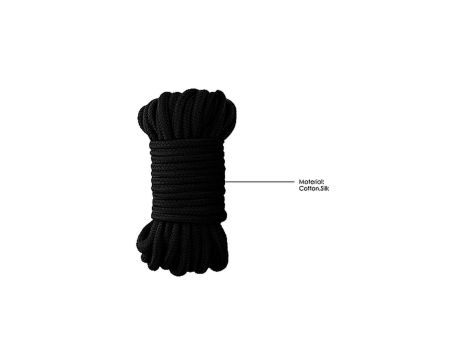 Thick Bondage Rope - 10 meter - Black - 5