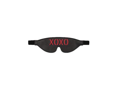 Ouch! Blindfold - XOXO - Black - 3