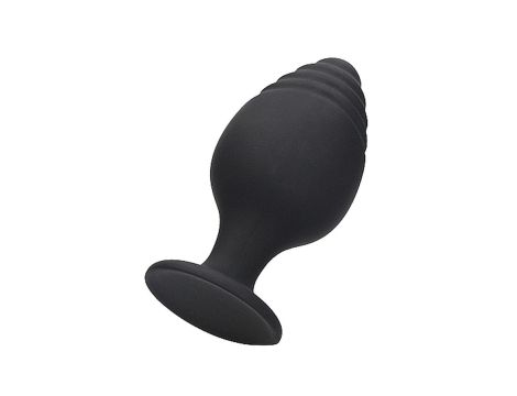 Rippled Butt Plug Set - Black - 5