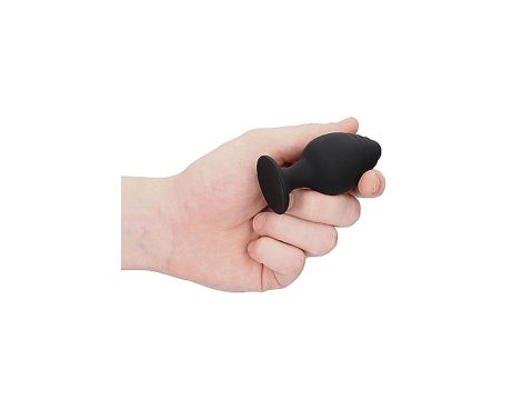 Rippled Butt Plug Set - Black - 7