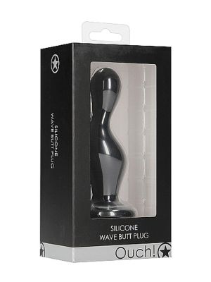 Wave Butt Plug - Black - image 2