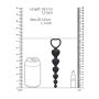 Anal Heart Beads - Black - 5