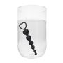 Anal Heart Beads - Black - 8