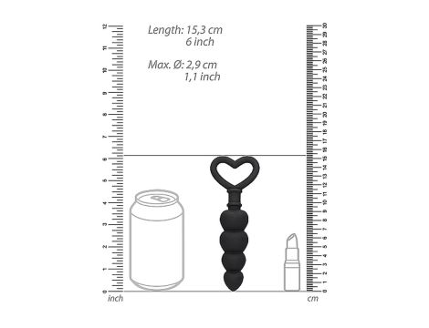 Anal Love Beads - Black - 4