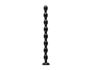 Ass Snake Beaded Dildo - 48 cm - Black - image 2