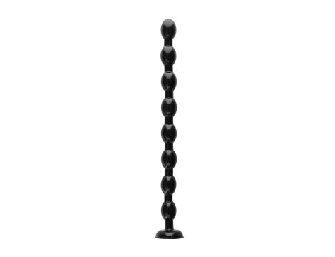 Ass Snake Beaded Dildo - 48 cm - Black - 2