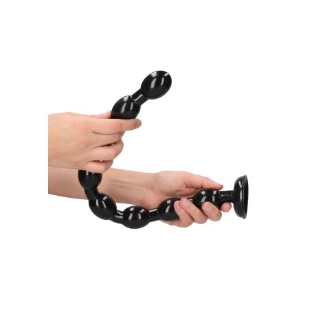 Ass Snake Beaded Dildo - 48 cm - Black - 4