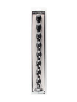 Ass Snake Beaded Dildo - 48 cm - Black