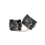 Bonded Leather Hand or Ankle Cuffs - With Adjustable Straps - 3