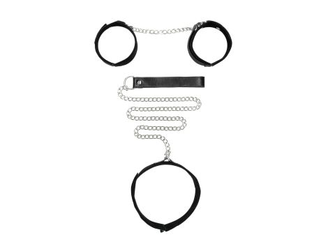 Velcro Collar With Leash And Hand Cuffs - 4