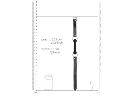 Silicone Bit Gag - With Adjustable Bonded Leather Straps - 4